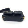 Louis Vuitton Calfskin Monogram Embossed Utility Crossbody Black 11