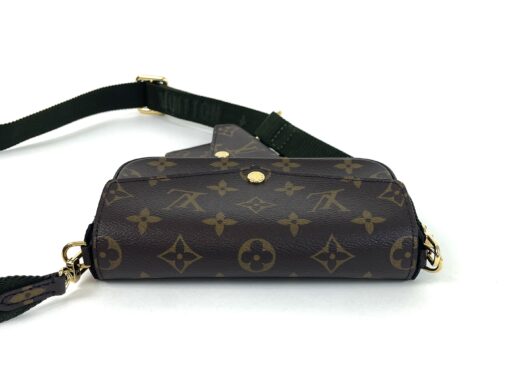 Louis Vuitton Monogram Felicie Strap and Go Khaki 10