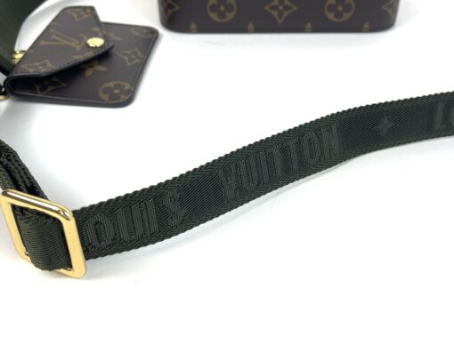 Louis Vuitton Monogram Felicie Strap and Go Khaki 15