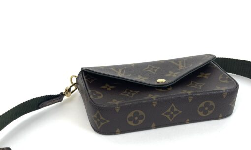 Louis Vuitton Monogram Felicie Strap and Go Khaki 12