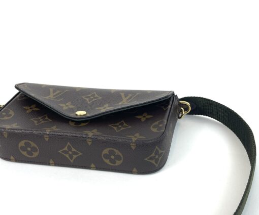 Louis Vuitton Monogram Felicie Strap and Go Khaki 11