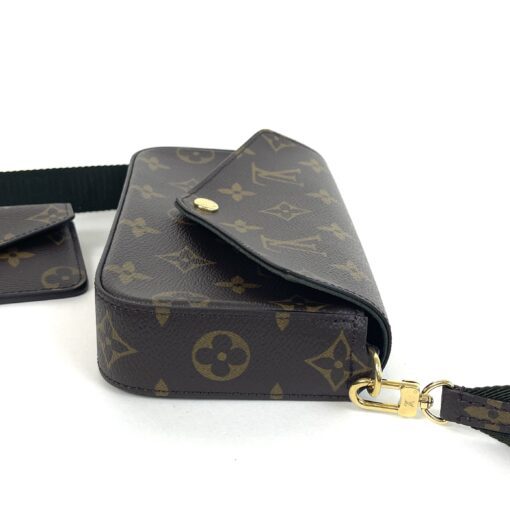 Louis Vuitton Monogram Felicie Strap and Go Khaki 7