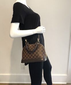 Louis Vuitton Damier Ebene Canvas Alma BB Crossbody 2