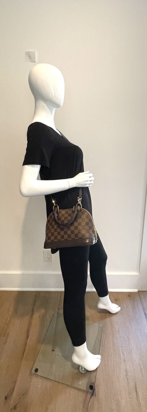 Louis Vuitton Damier Ebene Canvas Alma BB Crossbody - Image 2