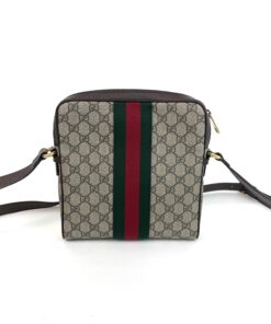 Gucci Supreme Monogram Web Small Ophidia Messenger Bag Brown 2