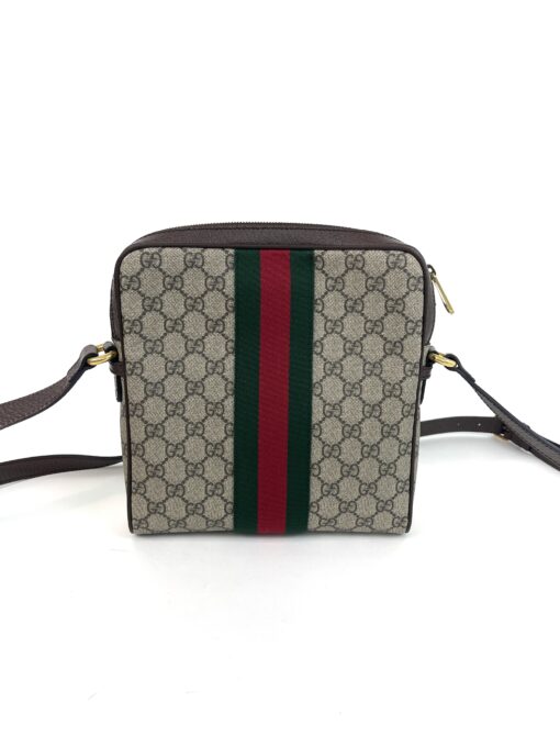 Gucci Supreme Monogram Web Small Ophidia Messenger Bag Brown 2