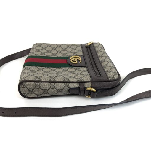 Gucci Supreme Monogram Web Small Ophidia Messenger Bag Brown 5