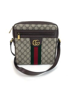 Gucci Supreme Monogram Web Small Ophidia Messenger Bag Brown