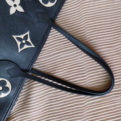 Louis Vuitton Black Bi Color Neverfull MM with Pouch #2 36