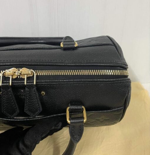 Louis Vuitton Monogram Black Empreinte Speedy 25 Bandouliere 29