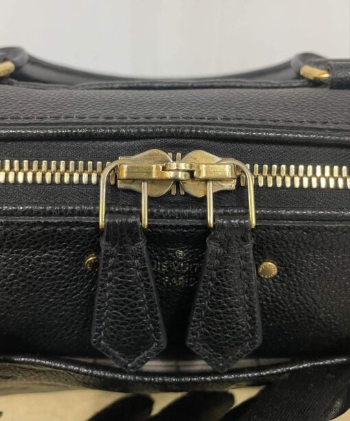 Louis Vuitton Monogram Black Empreinte Speedy 25 Bandouliere 28