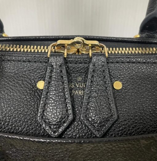 Louis Vuitton Monogram Black Empreinte Speedy 25 Bandouliere 12