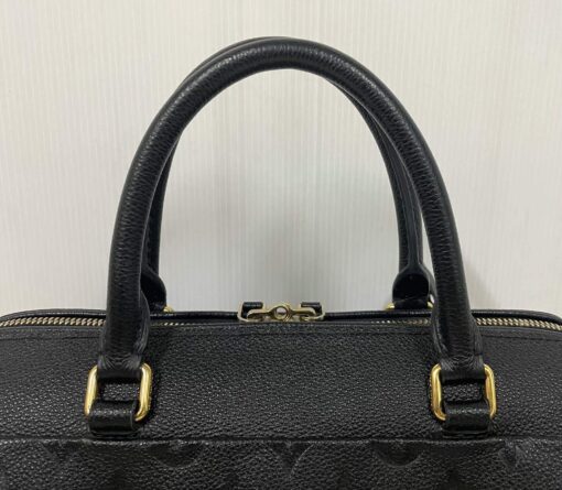 Louis Vuitton Monogram Black Empreinte Speedy 25 Bandouliere 10