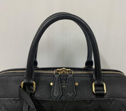 Louis Vuitton Monogram Black Empreinte Speedy 25 Bandouliere 9