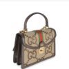 Gucci Ophidia Jumbo G Small Canvas Tote Shoulder Bag Beige 10