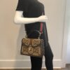 Gucci Ophidia Jumbo G Small Canvas Tote Shoulder Bag Beige 6