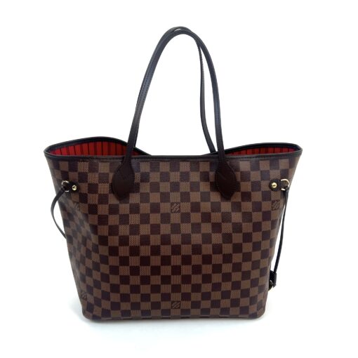 Louis Vuitton Neverfull Damier Ebene MM Cerise Red 9