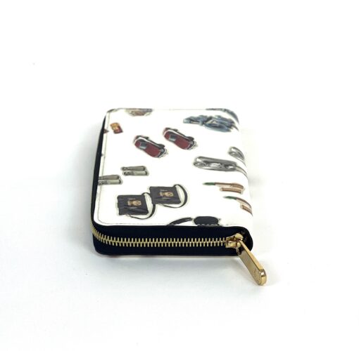 Louis Vuitton White Monogram Vernis Stickers Zippy Wallet 9