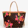 Louis Vuitton Stephen Sprouse Roses Monogram Neverfull MM 25