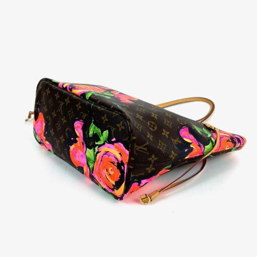 Louis Vuitton Stephen Sprouse Roses Monogram Neverfull MM - Image 10