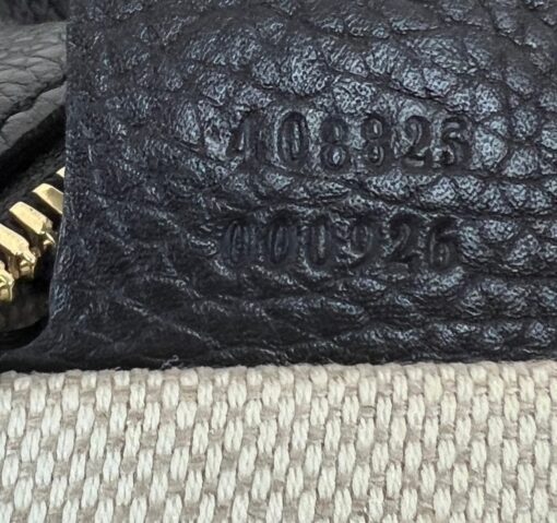 Gucci Pebbled Calfskin Large Soho Hobo Black 17