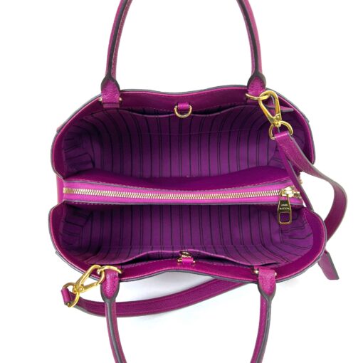 Louis Vuitton Empreinte Montaigne MM Grape Satchel 16