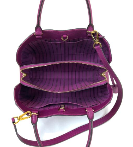 Louis Vuitton Empreinte Montaigne MM Grape Satchel 4