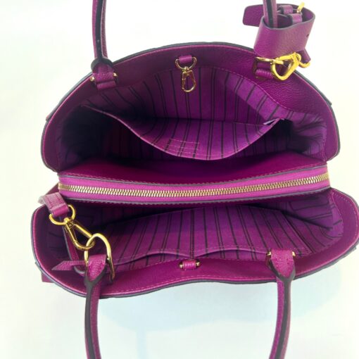 Louis Vuitton Empreinte Montaigne MM Grape Satchel 12