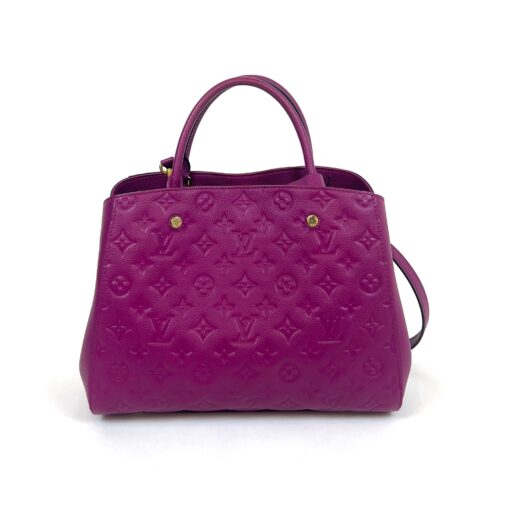 Louis Vuitton Empreinte Montaigne MM Grape Satchel 3