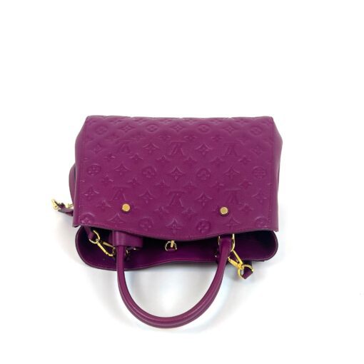 Louis Vuitton Empreinte Montaigne MM Grape Satchel 6