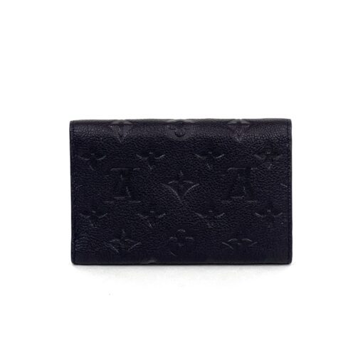 Louis Vuitton Black Empreinte Leather Compact Curieuse Wallet 2