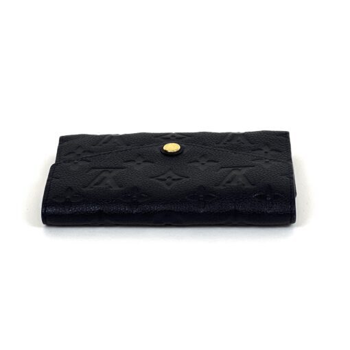 Louis Vuitton Black Empreinte Leather Compact Curieuse Wallet 7