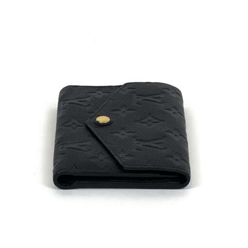 Louis Vuitton Black Empreinte Leather Compact Curieuse Wallet 4