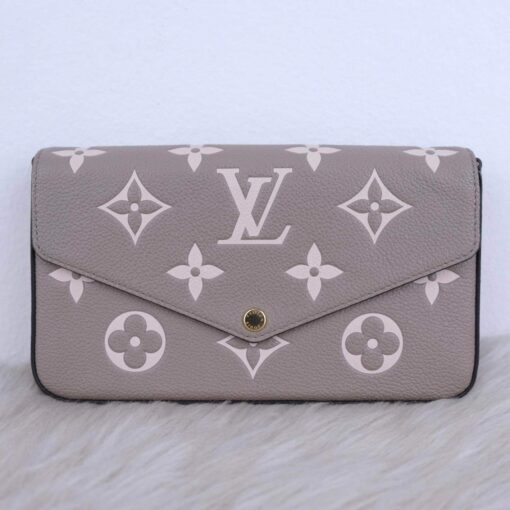 Louis Vuitton Felicie Pochette Turtle Dove Bicolor Full Set 3