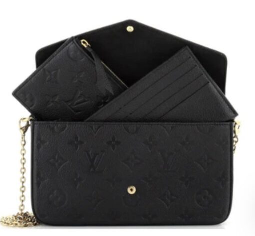 Louis Vuitton Black Empreinte Felicie Crossbody