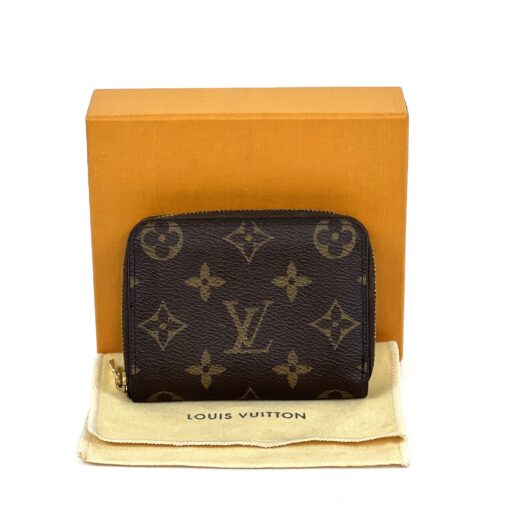 Louis Vuitton Monogram Canvas Zippy Coin Purse Wallet Brown - Image 2