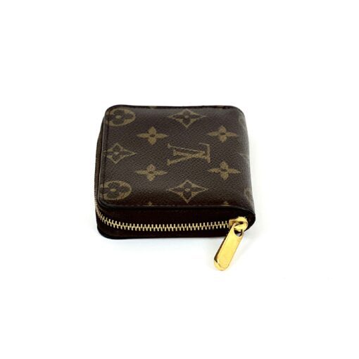 Louis Vuitton Monogram Canvas Zippy Coin Purse Wallet Brown 5