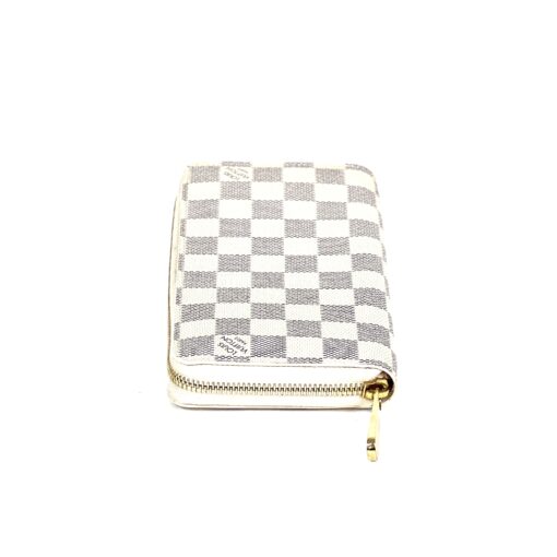 Louis Vuitton Damier Azur Canvas Zippy Wallet Beige 7