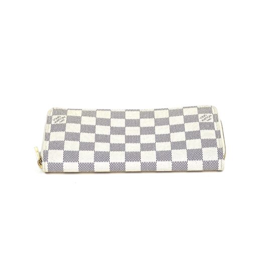 Louis Vuitton Damier Azur Canvas Zippy Wallet Beige 10