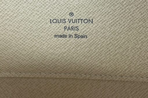 Louis Vuitton Damier Azur Canvas Zippy Wallet Beige 12