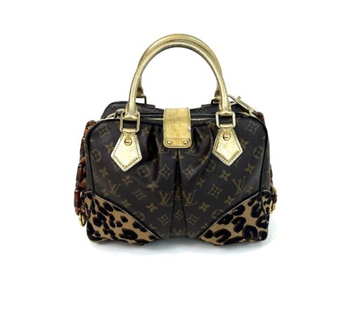 Louis Vuitton Adele Stephen Sprouse Limited Edition Satchel Monogram Leopard Gold - Image 5