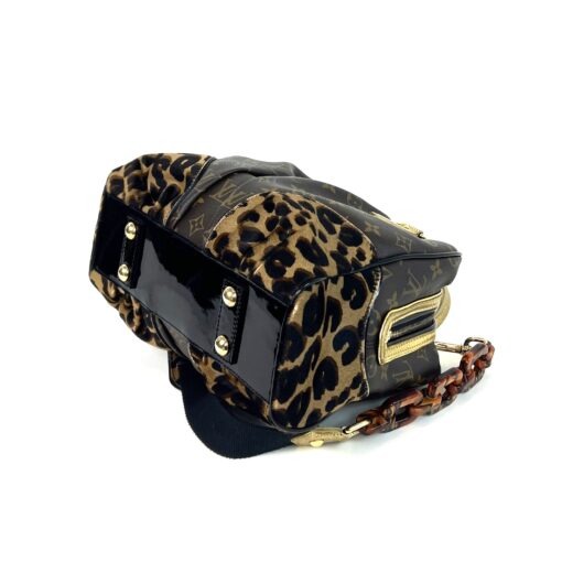 Louis Vuitton Adele Stephen Sprouse Limited Edition Satchel Monogram Leopard Gold - Image 18