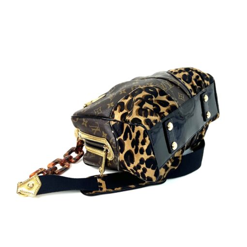 Louis Vuitton Adele Stephen Sprouse Limited Edition Satchel Monogram Leopard Gold - Image 17