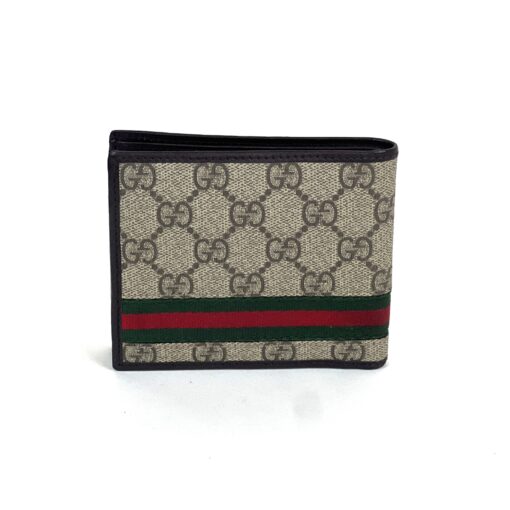 Gucci Supreme Web Bi-Fold Wallet 2