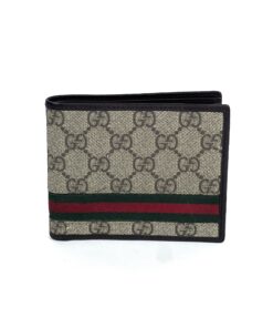 Gucci Supreme Web Bi-Fold Wallet