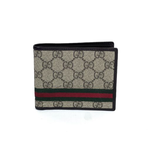 Gucci Supreme Web Bi-Fold Wallet