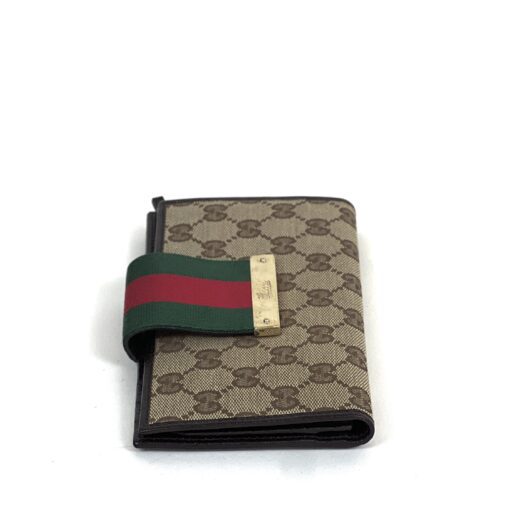 Gucci Logo Web Continental Wallet 6