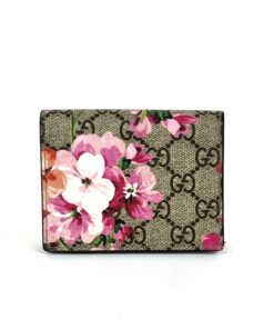 Gucci Blooms Leather Card Case Wallet