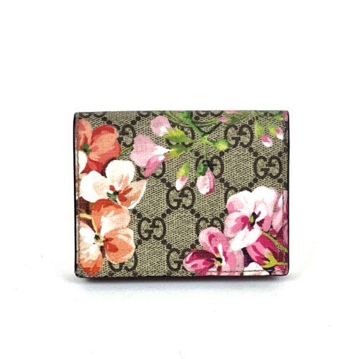 Gucci Blooms Leather Card Case Wallet 2