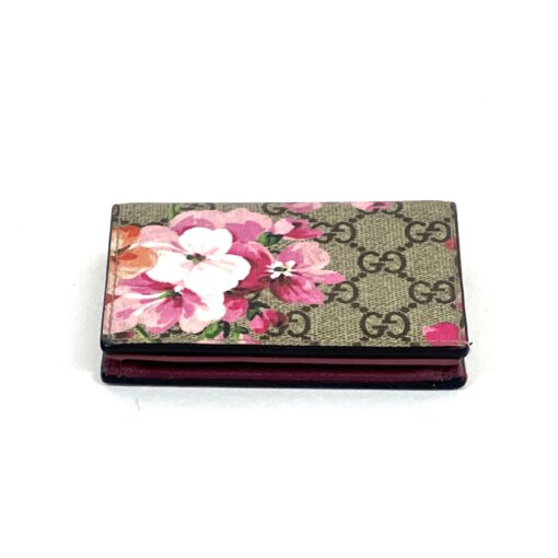 Gucci Blooms Leather Card Case Wallet - Image 4